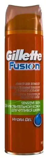 Gillette Fusion Гель для бритья, 200 мл, 1 шт, для чувствительной кожи фото