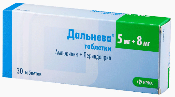 Дальнева, 5 мг+8 мг, таблетки, 30 шт. фото