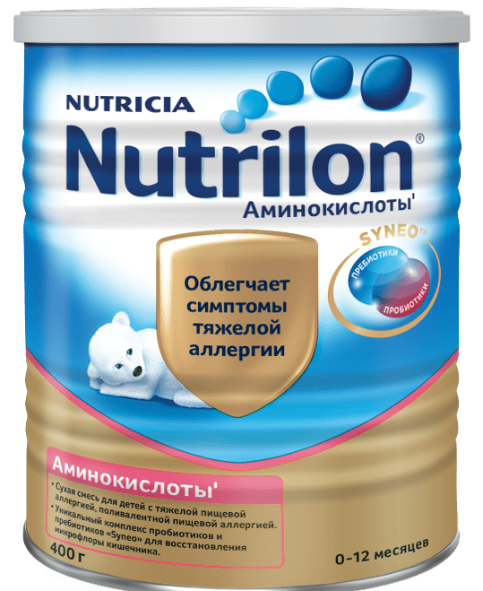 Nutrilon Аминокислоты Syneo смесь, смесь сухая, 400 г, 1 шт. фото