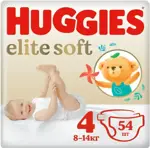Huggies Elite Soft Подгузники детские одноразовые, р. 4, 54 шт, 8-14 кг фото