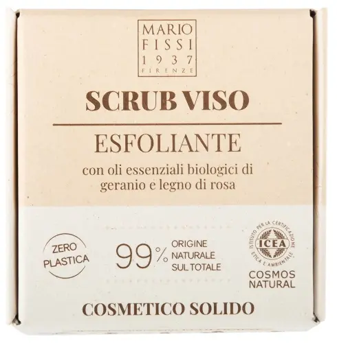 Mario fissi 1937 мыло-скраб для лица твердое с маслами герани и палисандра, скраб для лица, 50 г, 1 шт. фото