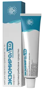 Экзомирол ЗД, 1%, крем для наружного применения, 15 г, 1 шт. фото 