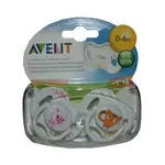 AVENT Classic Пустышка силиконовая ортодонтическая, 0-6 месяцев, 2 шт, цвет в ассортименте, Домашние животные, арт. SCF182/23 (83510) фото