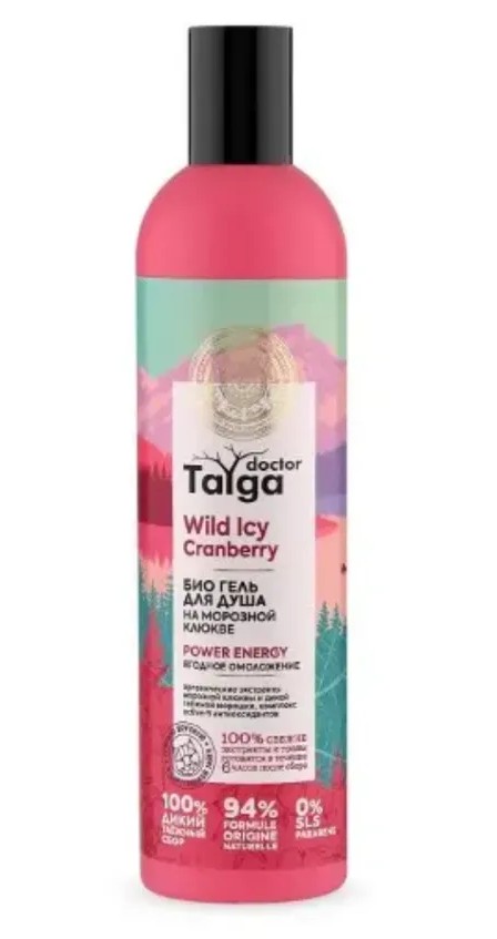 Natura Siberica Doctor Taiga Био Гель для душа, гель для душа, 400 мл, 1 шт, ягодное омоложение фото