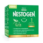 Nestogen 1 Premium, смесь молочная сухая, 350 г, 3 шт, для детей с рождения, с пребиотиками и лактобактериями фото