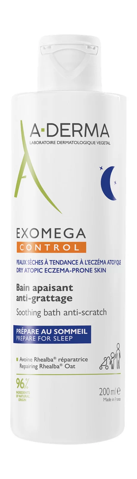 A-Derma Exomega Control Средство смягчающее для принятия ванны, 200 мл, 1 шт, успокаивающее фото