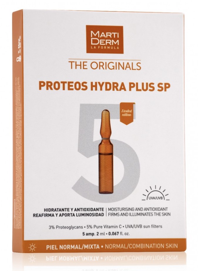 Martiderm the original proteos hydra plus sp ампулы для лица, сыворотка, 2 мл, 5 шт. фото