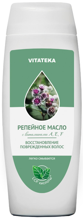 Витатека Репейное масло, масло косметическое, 100 мл, 1 шт. фото
