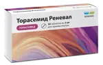 Торасемид Реневал, 5 мг, таблетки, 30 шт. фото 1