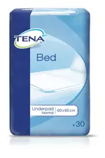 TENA Bed Underpad Normal Пеленки впитывающие (простыни), 60 см x 60 см, 30 шт, 2 капли фото 2