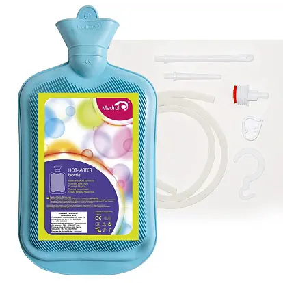 Medrull Грелка резиновая, 2 л, 1 шт, тип Б-2 фото