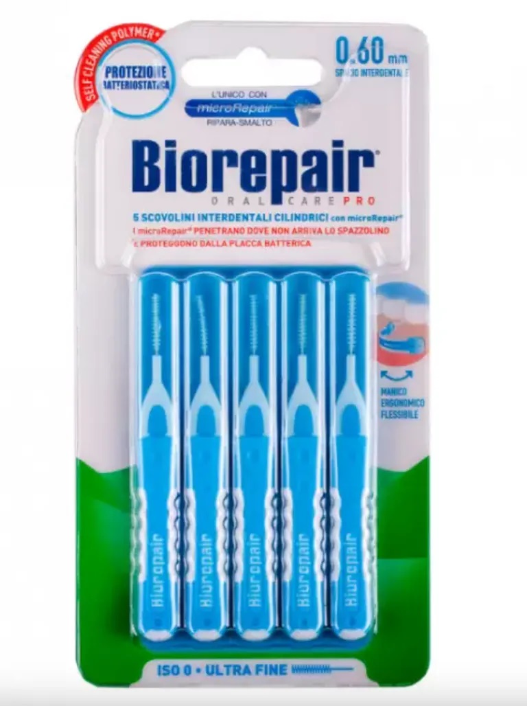 Biorepair Ultra Ершики межзубные цилиндрические, 0.6 мм, ершики зубные, 5 шт. фото