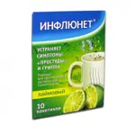 Инфлюнет, порошок для приготовления раствора для приема внутрь, 5 г, 10 шт, лайм фото 