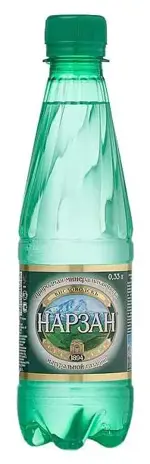 Нарзан вода минеральная природной газации, 0.33 л, 1 шт, в пластиковой бутылке фото