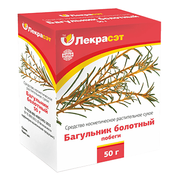 Багульника болотного побеги, фиточай, 50 г, 1 шт. фото