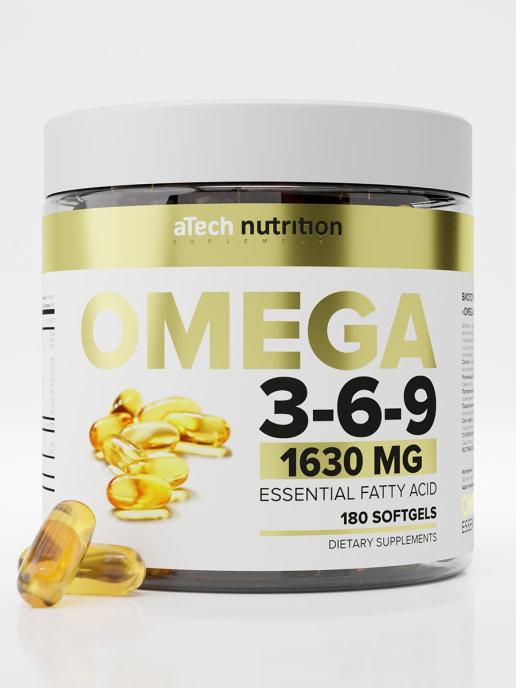 Atech nutrition Омега 3-6-9, капсулы, 180 шт. фото