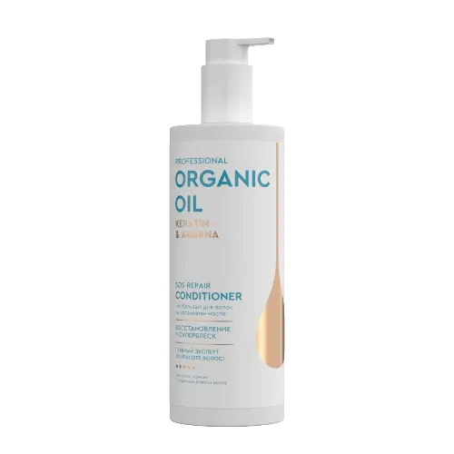 Professional organic oil sos-бальзам для волос, бальзам для волос, 470 мл, 1 шт. фото