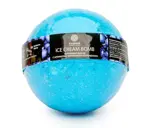 Fabrik Cosmetology Шарик бурлящий для ванны, соль для ванн, 120 г, 1 шт, черничное мороженое фото