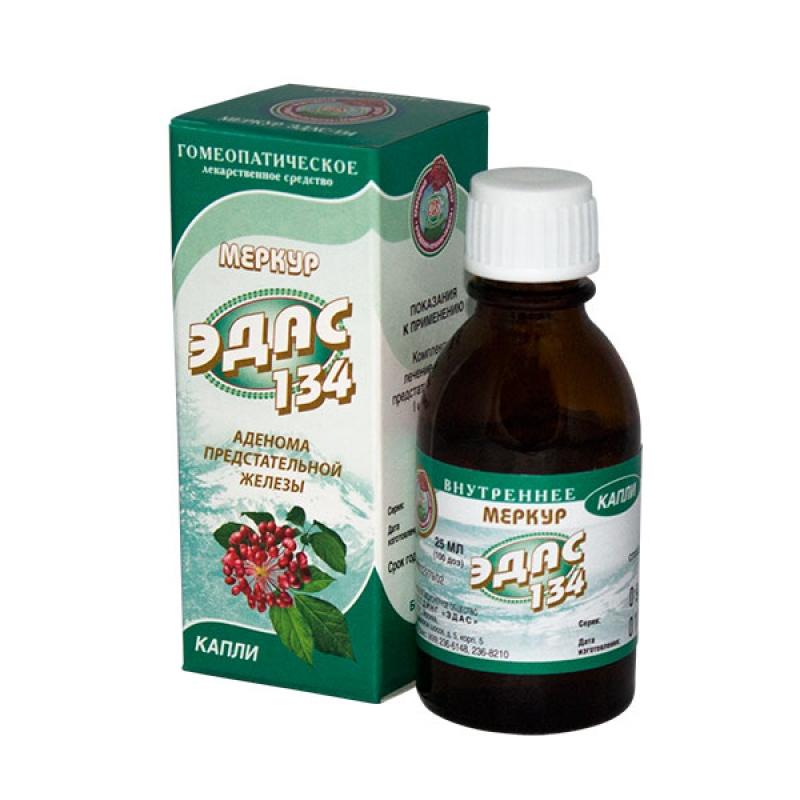 Эдас-134 Меркур, капли для приема внутрь гомеопатические, 25 мл, 1 шт. фото