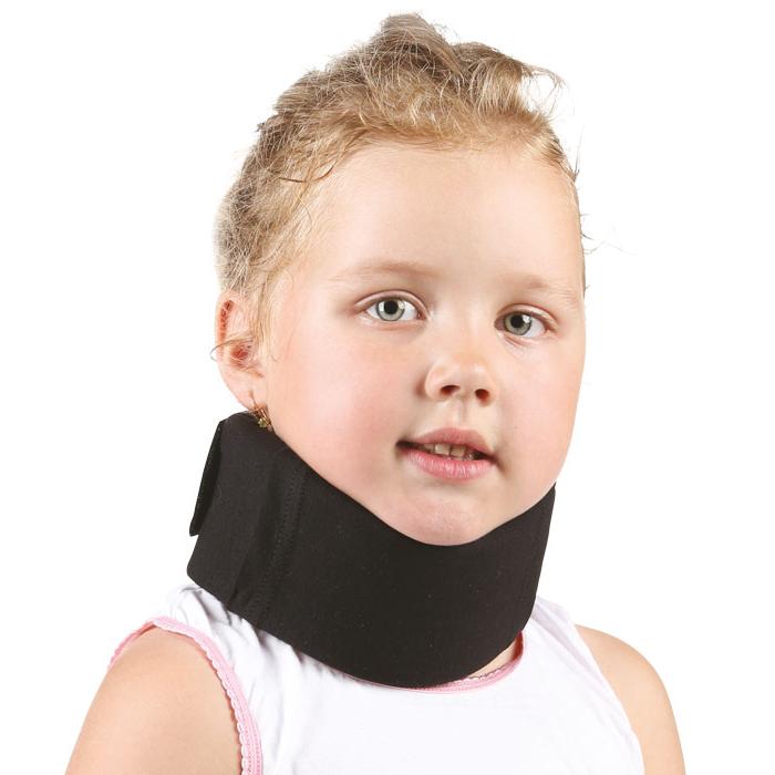 Тривес Бандаж шейный для детей (воротник Шанца), р. 8.1, 1 шт, черного цвета, с запасным чехлом, арт. Т.51.91 (ТВ-002) фото