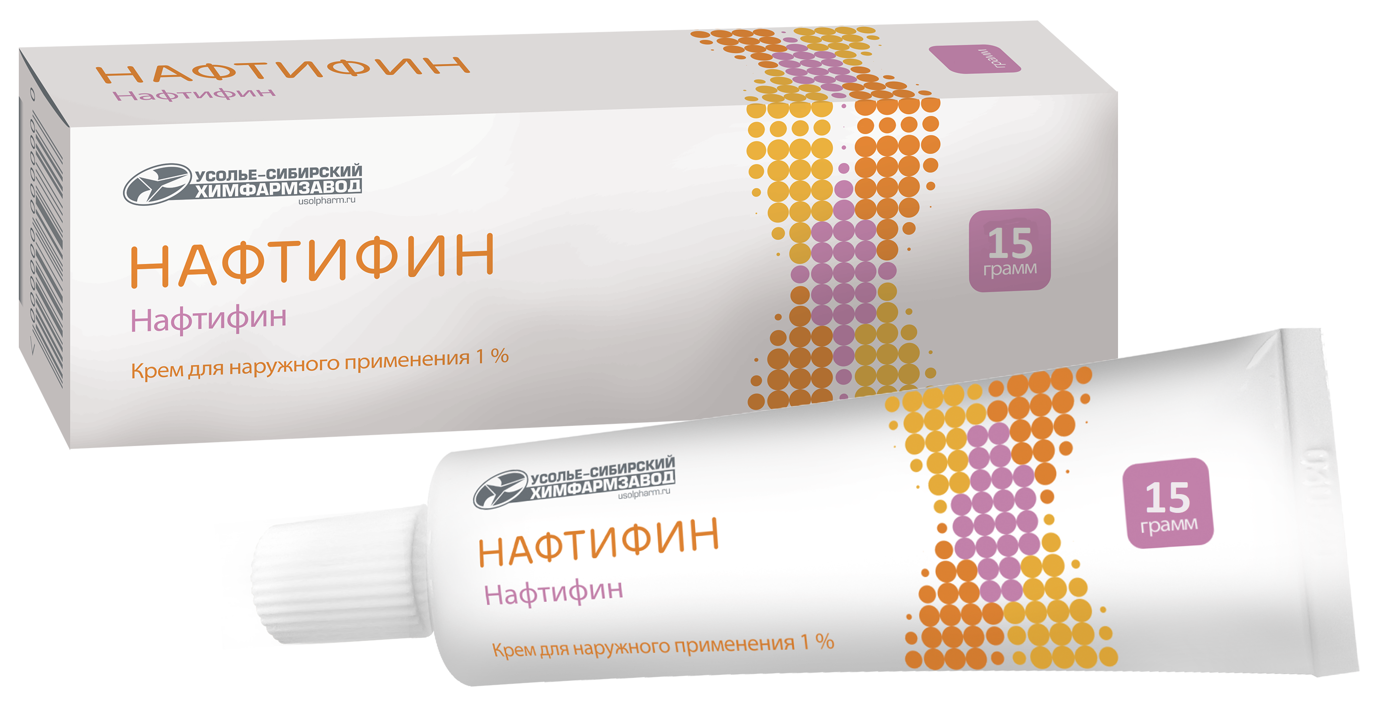 Нафтифин, 1%, крем для наружного применения, 15 г, 1 шт. фото