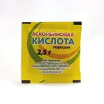 Аскорбиновая кислота, порошок, 2.5 г, 50 шт. фото 