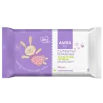 Amra салфетки влажные детские, 48 шт, освежающие фото 