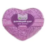 Oleos шар бурлящий для ванн сердце, 125 г, 1 шт, лаванда фото 