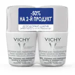 Vichy Deodorants дезодорант шариковый  для чувствительной кожи 48 ч, 50 мл, 2 шт, део-ролик фото