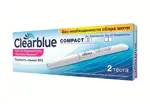 Clearblue Compact Тест на беременность, тест-полоска, 2 шт. фото 