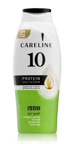 Careline 10 Шампунь с аминокислотами шелка, шампунь, 700 мл, 1 шт, для сухих и поврежденных волос фото