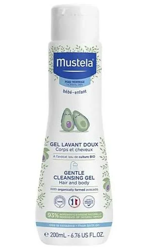 Mustela мягкий гель для купания, гель для душа, 200 мл, 1 шт. фото