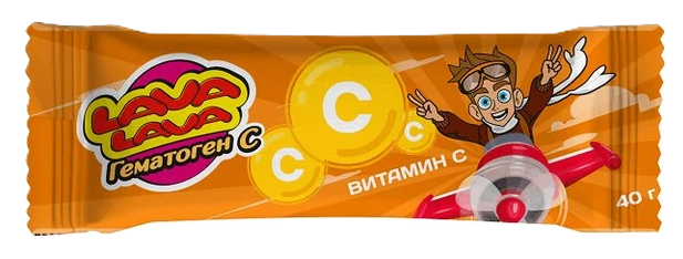 Lava Lava Гематоген русский, плитка, 40 г, 1 шт, с витамином С фото