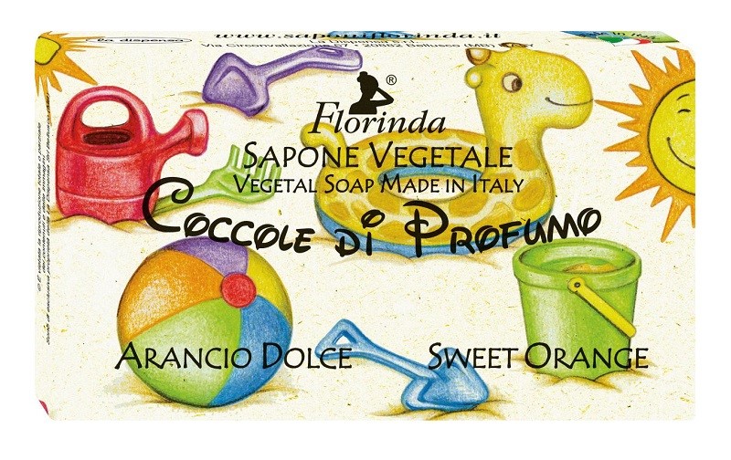 Florinda мыло туалетное твердое, мыло, 100 г, 1 шт, сладкий апельсин фото