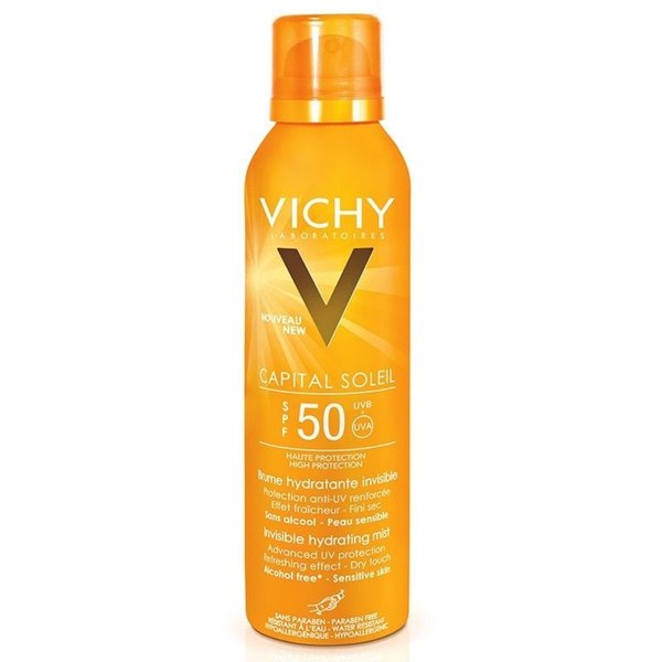 Vichy Capital Ideal Soleil Спрей-вуаль увлажняющий SPF50, 200 мл, 1 шт. фото