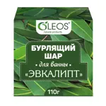 Oleos шар бурлящий для ванн, 110 г, 1 шт, эвкалипт фото