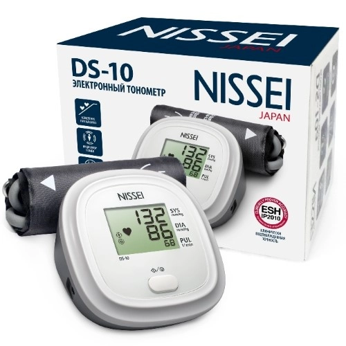 Nissei тонометр автоматический DS-10, 1 шт, с манжетой 22-32 см фото