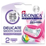 Deonica FOR WOMEN Сменные кассеты для бритья 5 лезвий, 2 шт, для женщин фото