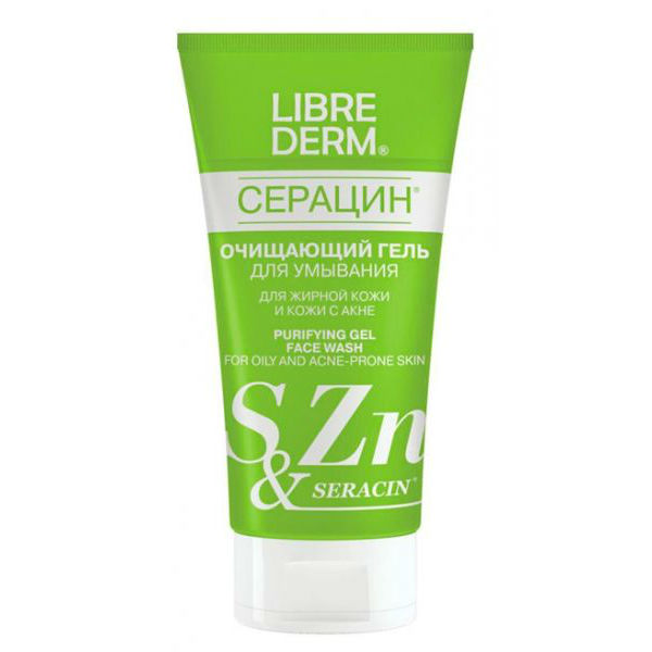 Librederm Серацин очищающий гель для умывания, гель для умывания, 150 мл, 1 шт. фото