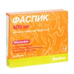 Фаспик, 400 мг, таблетки, покрытые оболочкой, 6 шт. фото