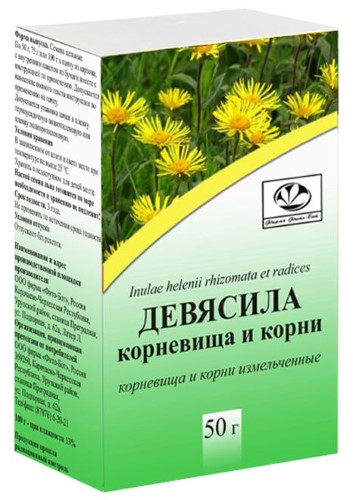 Девясила корневище и корни, сырье растительное измельченное, 50 г, 1 шт. фото