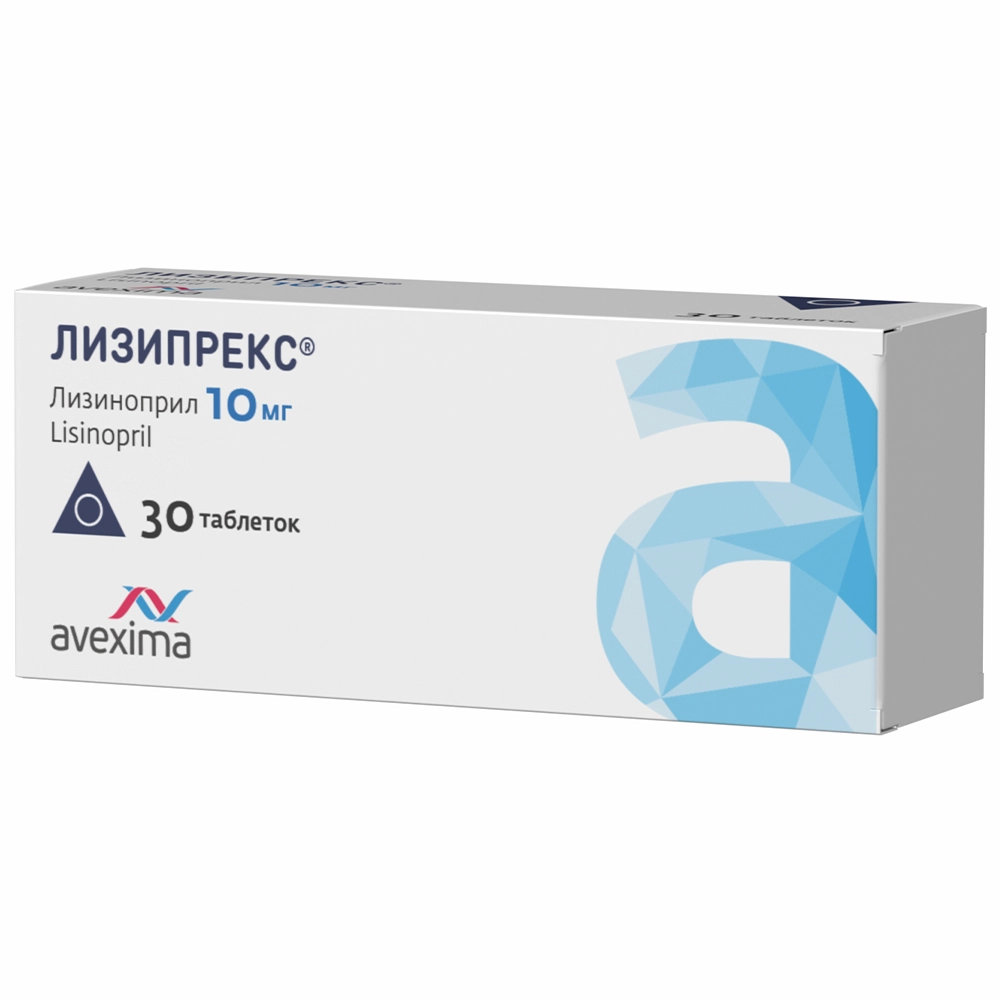 Лизипрекс, 10 мг, таблетки, 30 шт. фото
