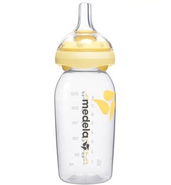 Medela Calma Бутылочка-контейнер для грудного молока, 250 мл, 1 шт, арт. 008.0194, с силиконовой соской фото