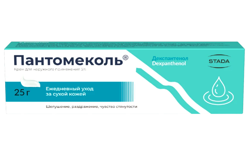 Пантомеколь, 5 %, крем, 25г, 1 шт. фото