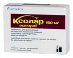 Ксолар, 150 мг, лиофилизат для приготовления раствора для подкожного введения, 1 шт, в комплекте с растворителем фото