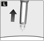 Инструкция по применению Тресиба ФлексТач, 100 ЕД/мл, раствор для подкожного введения, 3 мл, 5 шт. - схема 15