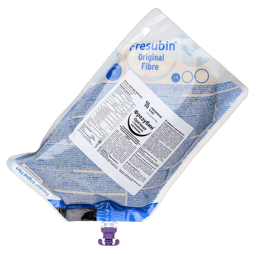 Фрезубин оригинал с пищевыми волокнами, смесь жидкая, 1000 мл, 1 шт. фото