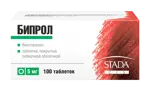 Бипрол, 5 мг, таблетки, покрытые пленочной оболочкой, 100 шт. фото
