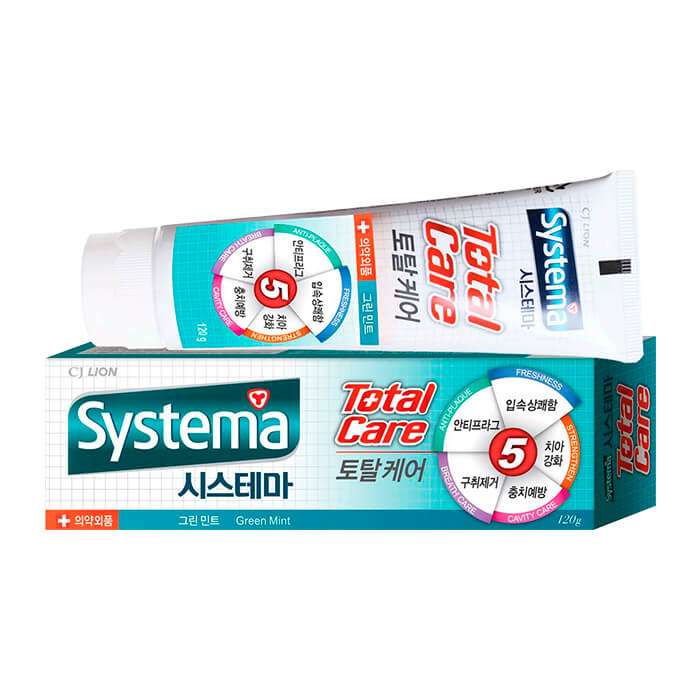 Lion Systema Total Care Зубная паста Комплексный уход, паста зубная, 120 г, 1 шт, мята фото
