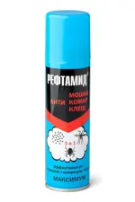 Рефтамид Максимум аэрозоль от комаров клещей и мошек, аэрозоль для наружного применения, 100 мл, 1 шт. фото